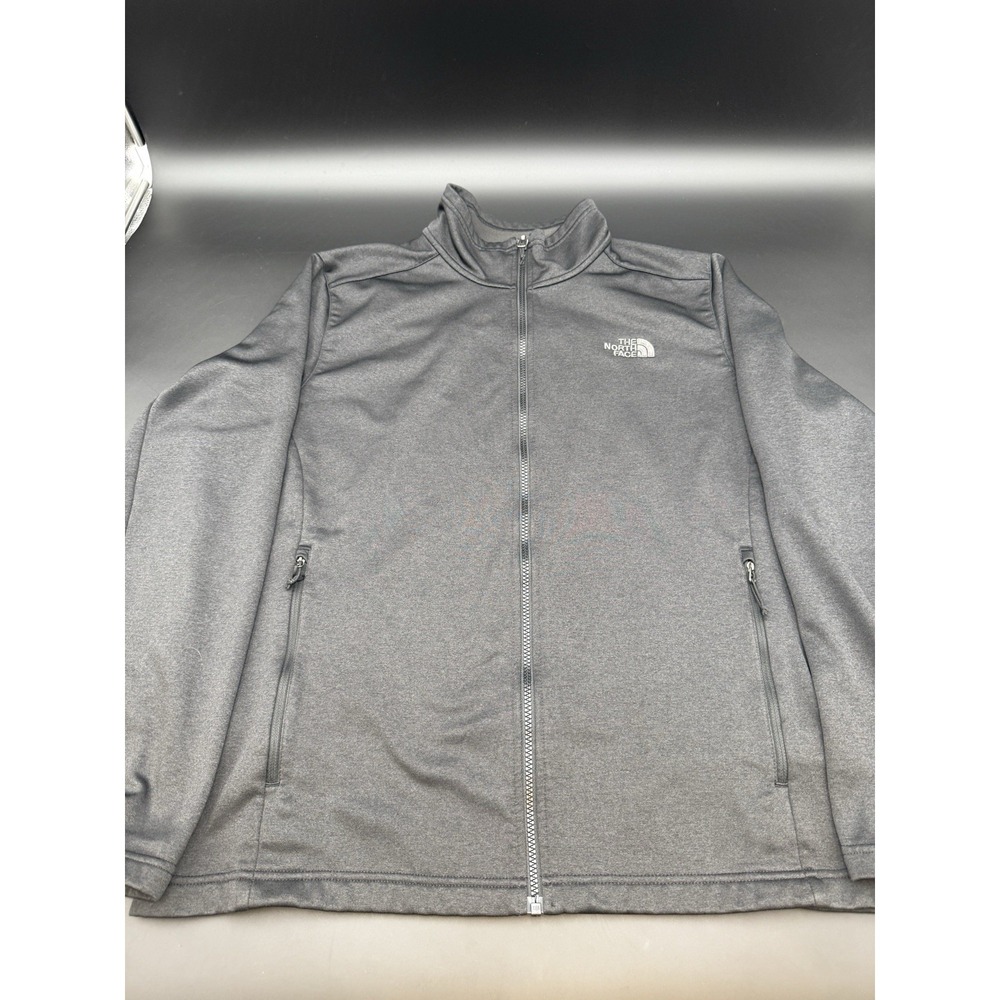 The North Face‎ Zip Up Jacket Men's XL Black Soft Shell (2372)